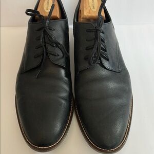 Gordon Rush Black Leather Oxfords Timeless Formal Style